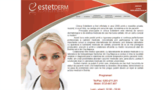 Desktop Screenshot of estetderm.ro